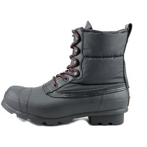 HUNTER Boots Quilted Lace Up Snow Boots Black | SZ 11